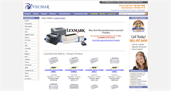 Desktop Screenshot of lexmark.vecmar.com